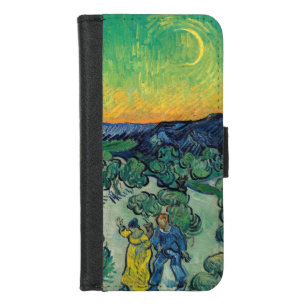 Vincent van Gogh - A Walk at Twilight iPhone 8/7 Wallet Case