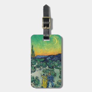 Vincent van Gogh - A Walk at Twilight Luggage Tag