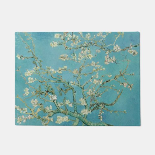 VINCENT VAN GOGH _ almond blossom 1980 Doormat