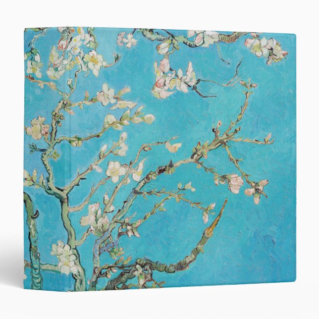 Vincent van Gogh - Almond Blossom 3 Ring Binder (Front/Spine)