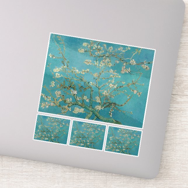 Vincent Van Gogh, Almond Blossom, Amandelbloesem Sticker (Detail)