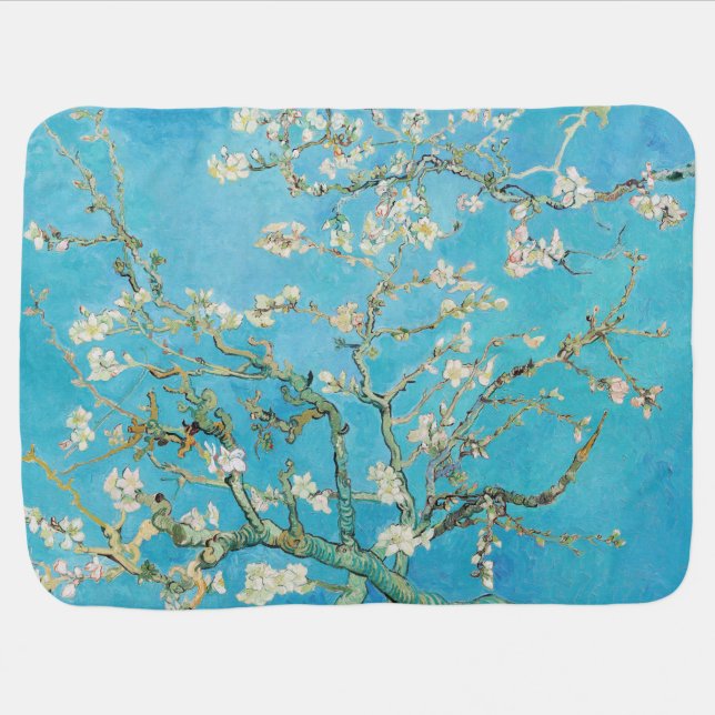 Vincent van Gogh - Almond Blossom Baby Blanket (Horizontal)