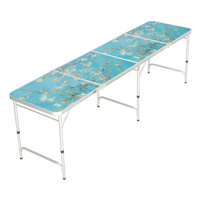 Vincent van Gogh - Almond Blossom Beer Pong Table (Angled)