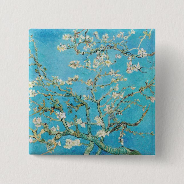 Vincent van Gogh - Almond Blossom Button (Front)