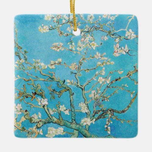 Vincent van Gogh _ Almond Blossom Ceramic Ornament