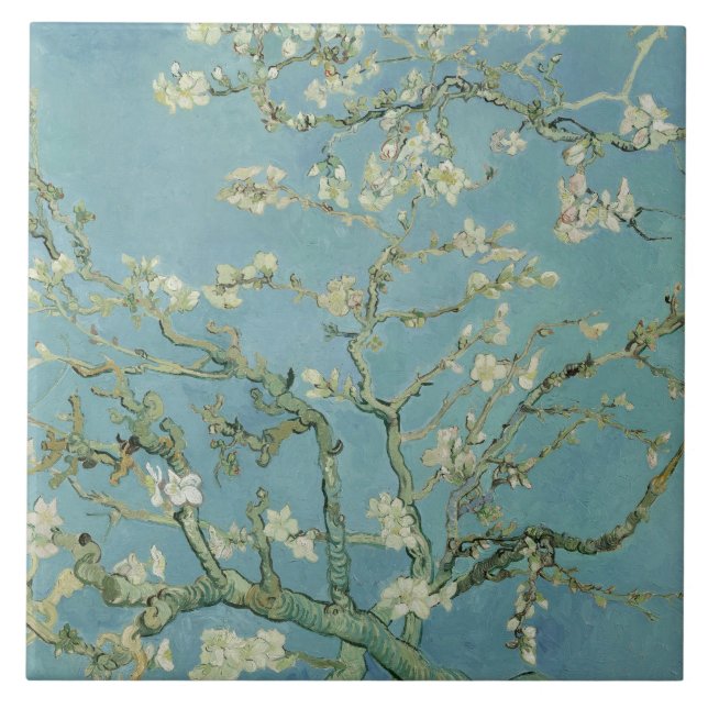 Vincent van Gogh - Almond Blossom Ceramic Tile (Front)