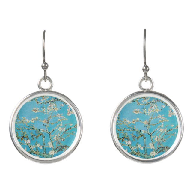 Vincent van Gogh - Almond Blossom Earrings (Front)