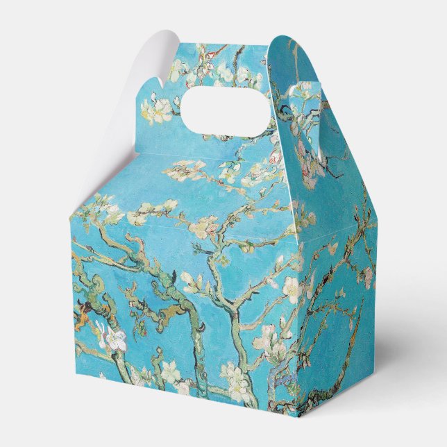 Vincent van Gogh - Almond Blossom Favor Boxes (Back Side)