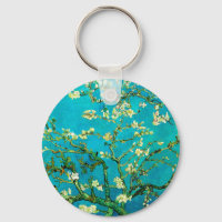Vincent Van Gogh Almond Blossom Fine Art Keychain