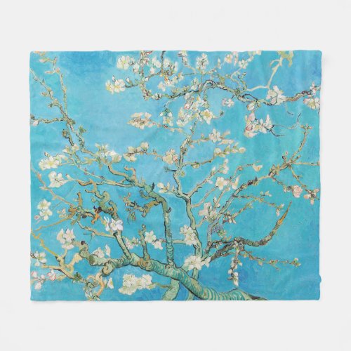 Vincent van Gogh _ Almond Blossom Fleece Blanket