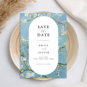 Vincent Van Gogh Almond Blossom Floral Wedding Save The Date