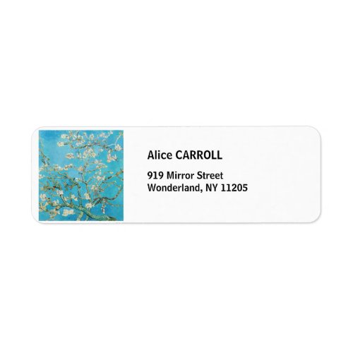 Vincent van Gogh _ Almond Blossom Label