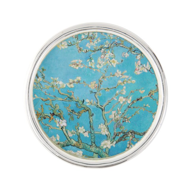 Vincent van Gogh - Almond Blossom Lapel Pin (Front)