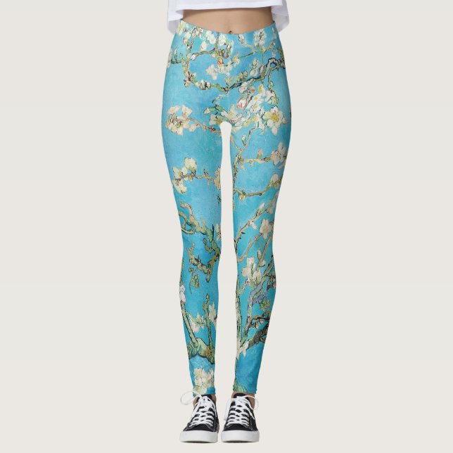Vincent van Gogh - Almond Blossom Leggings (Front)