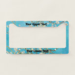 Vincent van Gogh - Almond Blossom License Plate Frame<br><div class="desc">Almond Blossom / Branches with Almond Blossom - Vincent van Gogh,  Oil on Canvas,  1890</div>