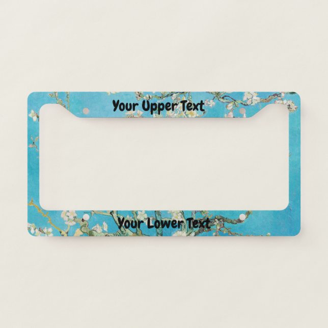 Vincent van Gogh - Almond Blossom License Plate Frame (Front)