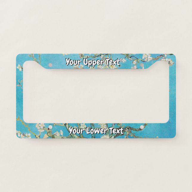Vincent van Gogh - Almond Blossom License Plate Frame (Front)