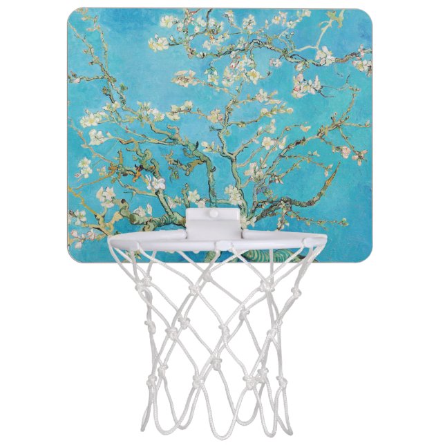 Vincent van Gogh - Almond Blossom Mini Basketball Hoop (Front)