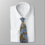 Vincent Van Gogh Almond Blossom Painting Neck Tie<br><div class="desc">Vincent Van Gogh Nature Painting Series - Almond Blossom in Blue Tones</div>