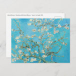 Vincent van Gogh - Almond Blossom Postcard<br><div class="desc">Almond Blossom / Branches with Almond Blossom - Vincent van Gogh,  Oil on Canvas,  1890</div>