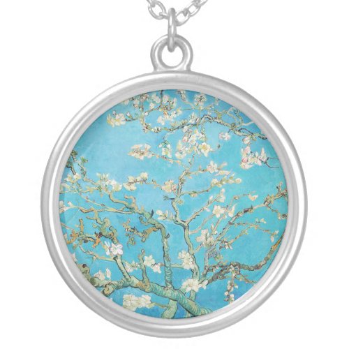 Vincent van Gogh _ Almond Blossom Silver Plated Necklace