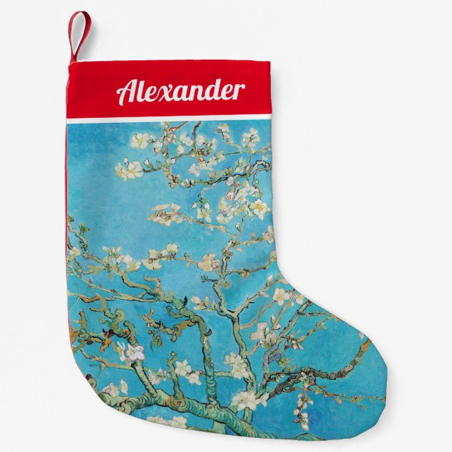 Vincent van Gogh - Almond Blossom Small Christmas Stocking (Front)