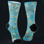 Vincent van Gogh - Almond Blossom Socks<br><div class="desc">Almond Blossom / Branches with Almond Blossom - Vincent van Gogh,  Oil on Canvas,  1890</div>