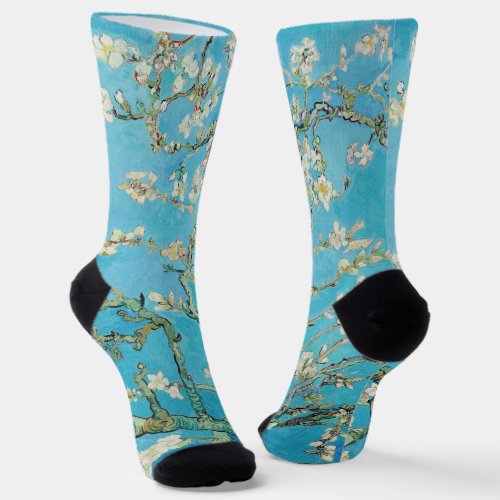 Vincent van Gogh _ Almond Blossom Socks