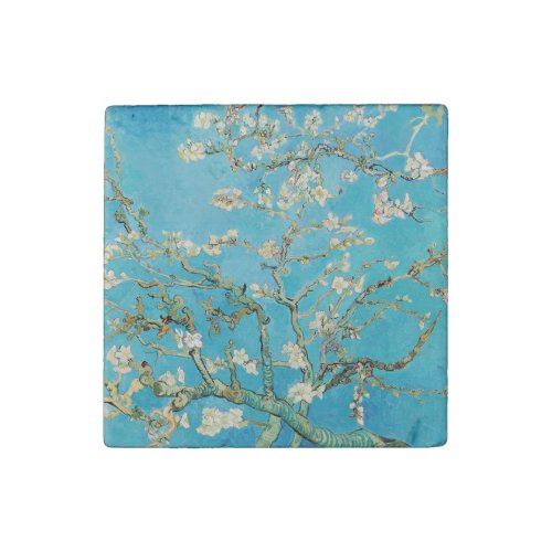 Vincent van Gogh _ Almond Blossom Stone Magnet