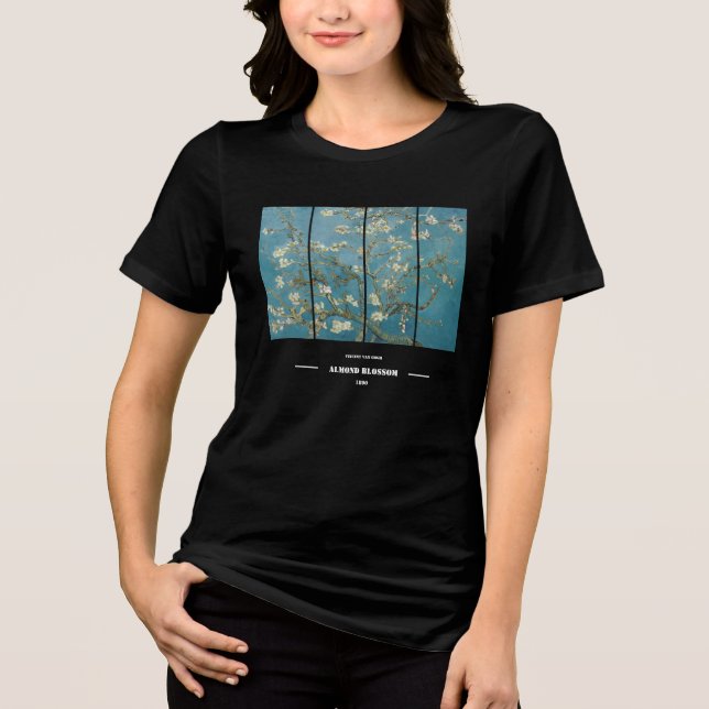 Vincent Van Gogh Almond blossom T-Shirt Tri-Blend Shirt (Front)