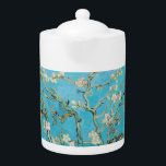 Vincent van Gogh - Almond Blossom Teapot<br><div class="desc">Almond Blossom / Branches with Almond Blossom - Vincent van Gogh, Oil on Canvas, 1890</div>
