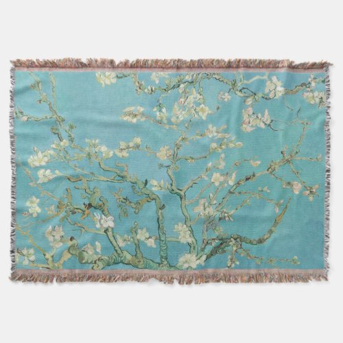 Vincent Van Gogh _ Almond blossom Throw Blanket