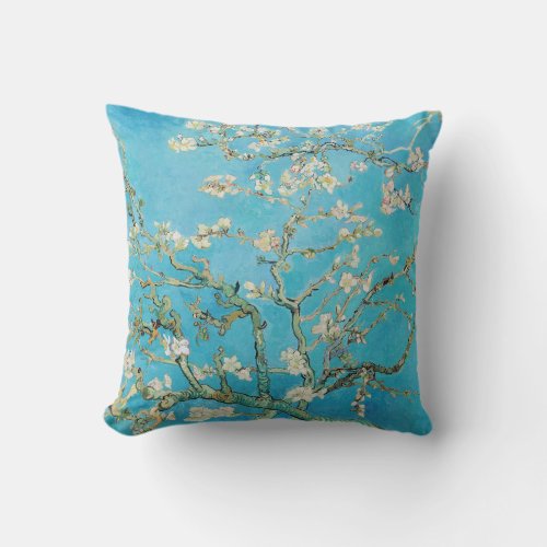 Vincent van Gogh _ Almond Blossom Throw Pillow