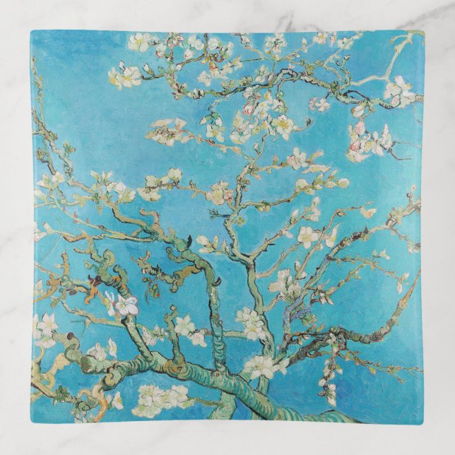Vincent van Gogh - Almond Blossom Trinket Tray (Front)