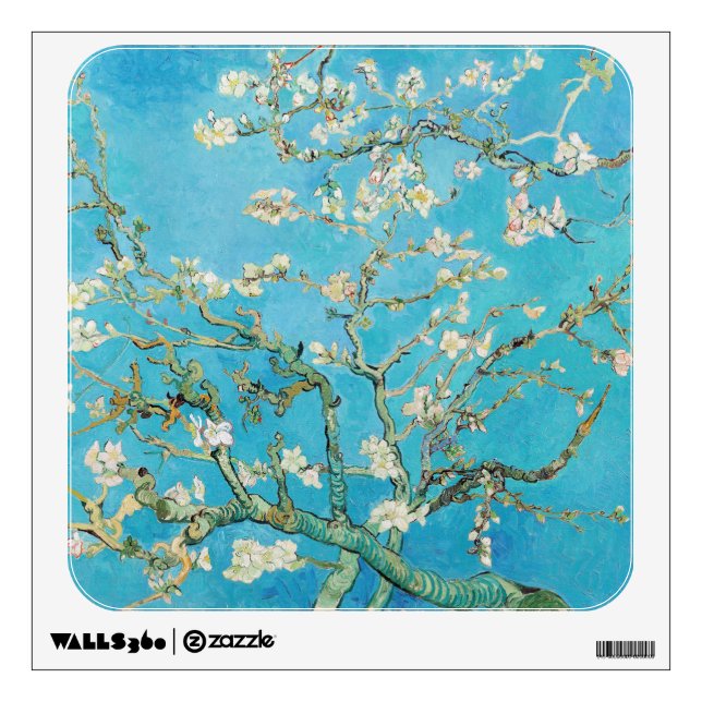 Vincent van Gogh - Almond Blossom Wall Decal (Front)