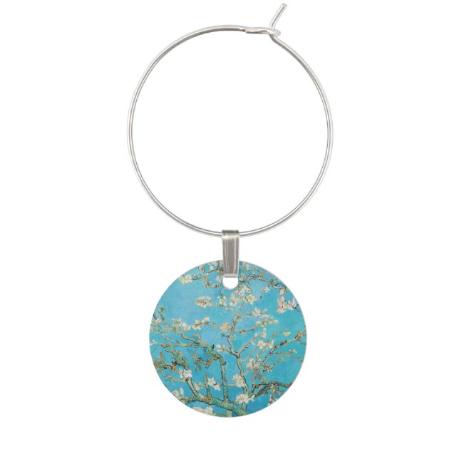 Vincent van Gogh - Almond Blossom Wine Charm (Front)