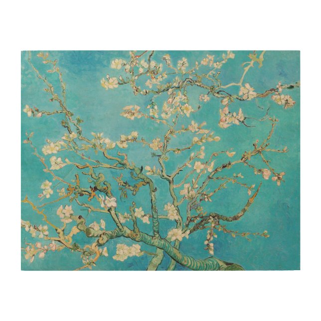 Vincent van Gogh - Almond Blossom Wood Wall Art (Front)