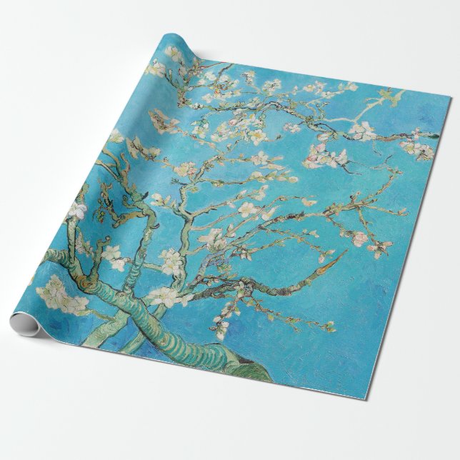 Vincent van Gogh - Almond Blossom Wrapping Paper (Unrolled)
