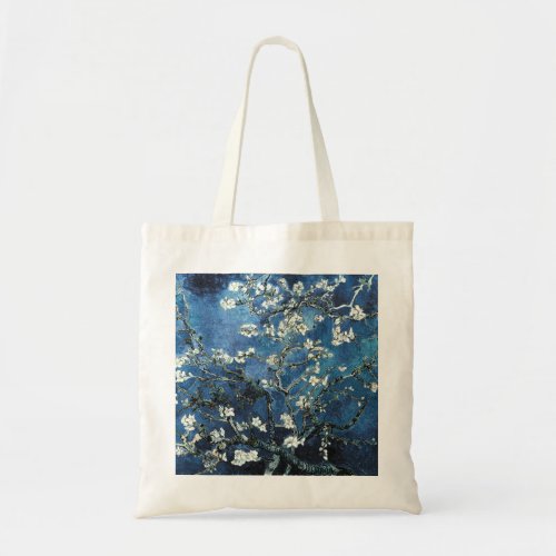 Vincent Van Gogh Almond Blossoms Blue Tote Bag