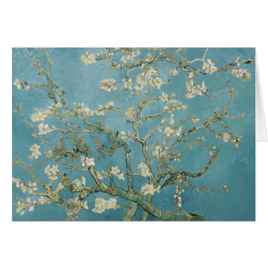 vincent van gogh, almond blossoms cards (Front Horizontal)