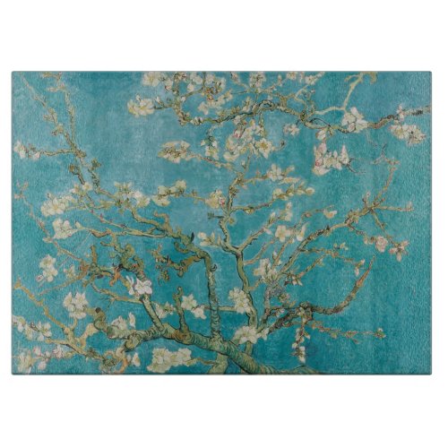 vincent van gogh almond blossoms cutting board