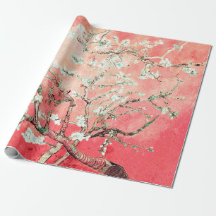 Vincent Van Gogh Almond Blossoms Pinky Peach Wrapping Paper