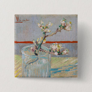 Vincent van Gogh - Almond Branch in a Glass Button