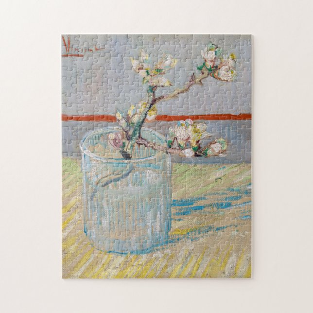 Vincent van Gogh - Almond Branch in a Glass Jigsaw Puzzle (Vertical)