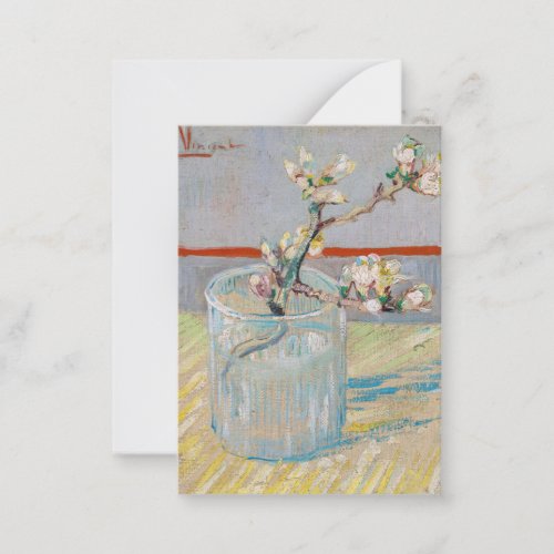 Vincent van Gogh _ Almond Branch in a Glass Note Card
