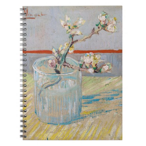 Vincent van Gogh _ Almond Branch in a Glass Notebook