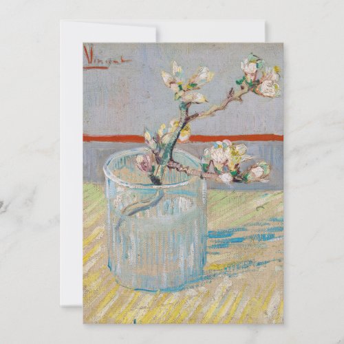 Vincent van Gogh _ Almond Branch in a Glass Thank You Card