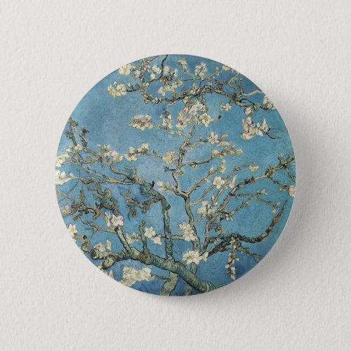 Vincent van Gogh  Almond branches in bloom 1890 Button