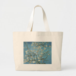 Vincent van Gogh   Almond branches in bloom, 1890 Large Tote Bag