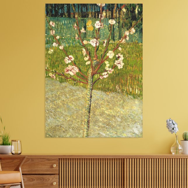 Vincent van Gogh - Almond tree in blossom Canvas Print (Insitu(LivingRoom))